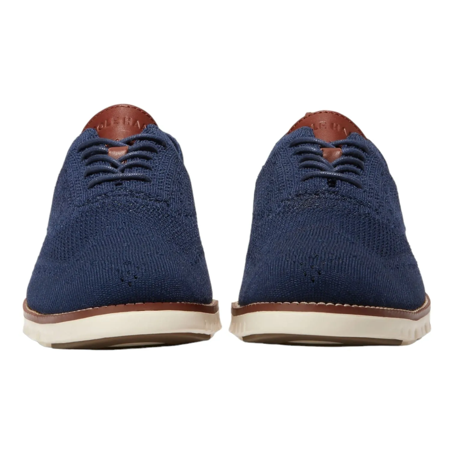 Men's ZERØGRAND Wingtip Oxford Blue/Ivry C24947 sold by J&Z Couture product image thumbnail 3
