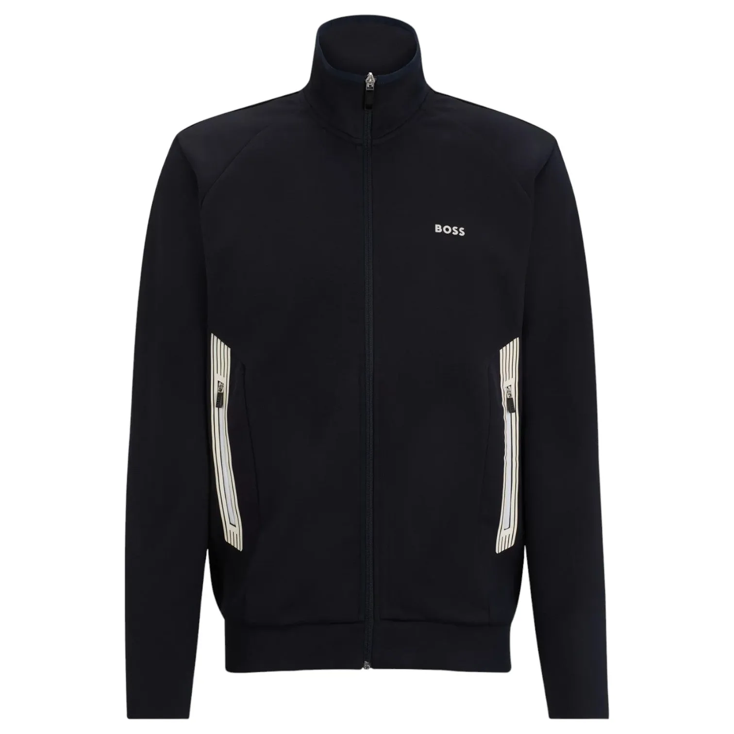 BOSS Zip-Up Sweat Set With Logo Print In Dark Blue 50504730 402 sold by J&Z Couture