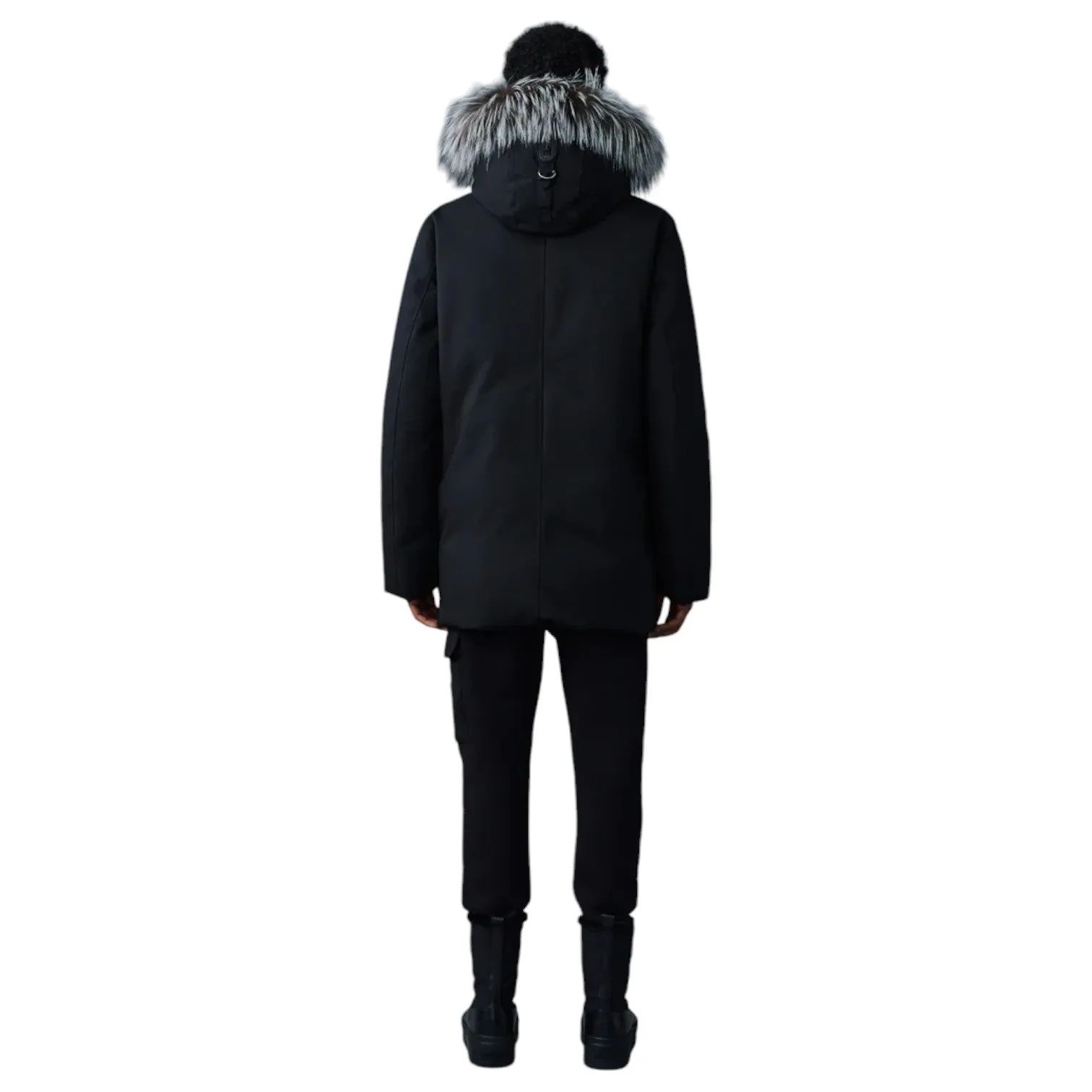 Mackage EDWARD-XZ 2-in-1 Down Parka With Hooded Bib And Silver Fox Fur sold by J&Z Couture product image thumbnail 4