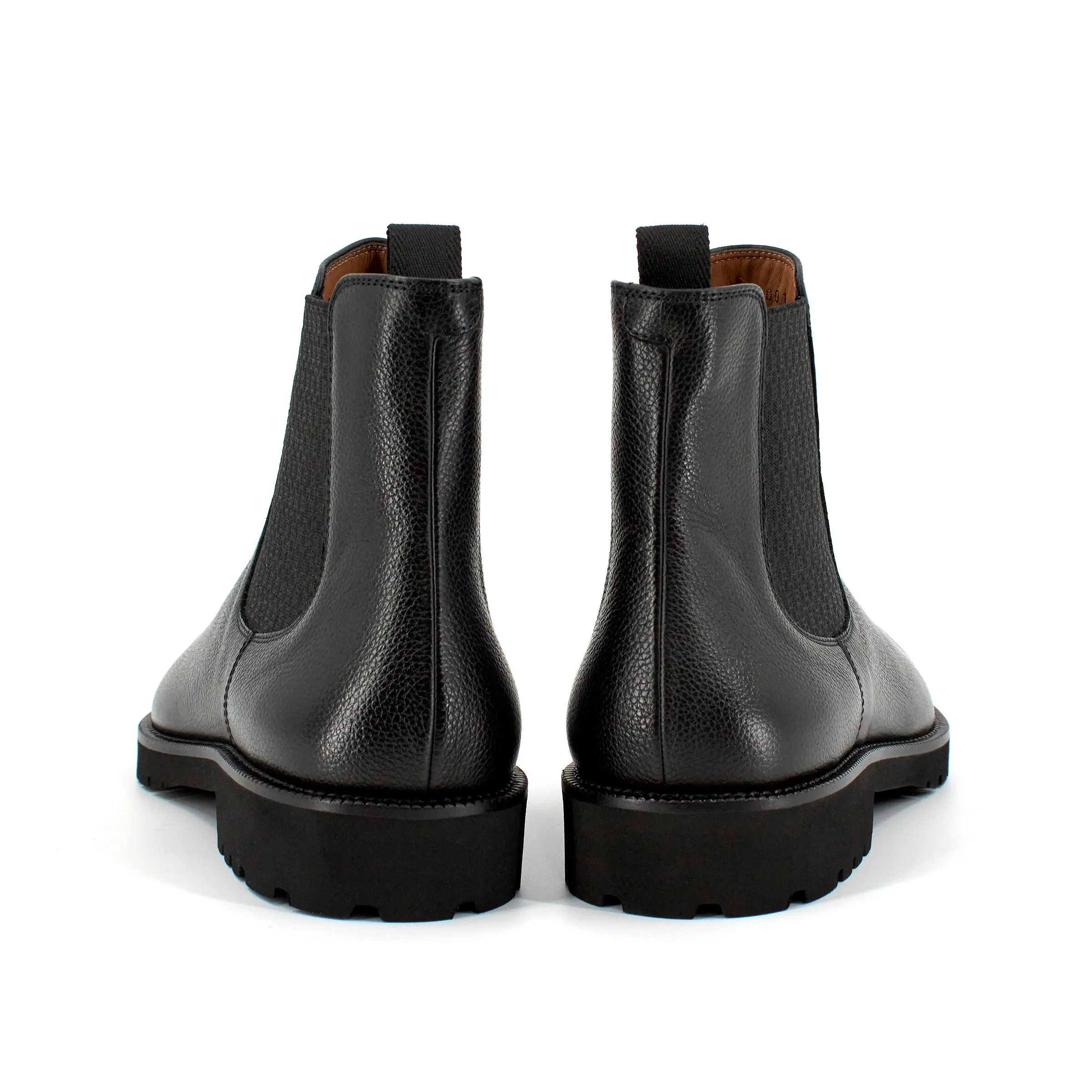 BOSS Men's Edenlug Leather Chelsea Boots in Black 50460583-001 sold by J&Z Couture product image thumbnail 5