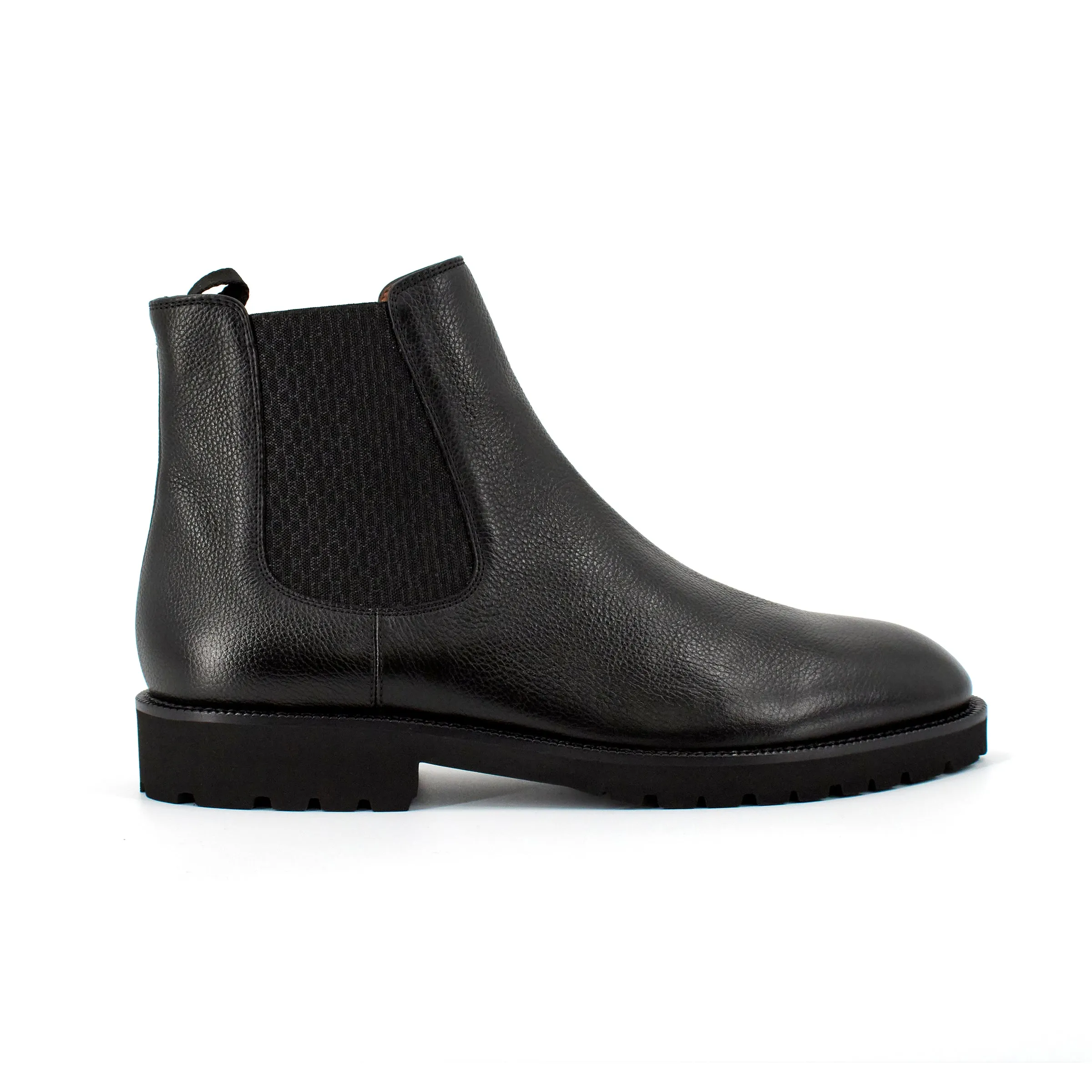 BOSS Men's Edenlug Leather Chelsea Boots in Black 50460583-001 sold by J&Z Couture product image thumbnail 2