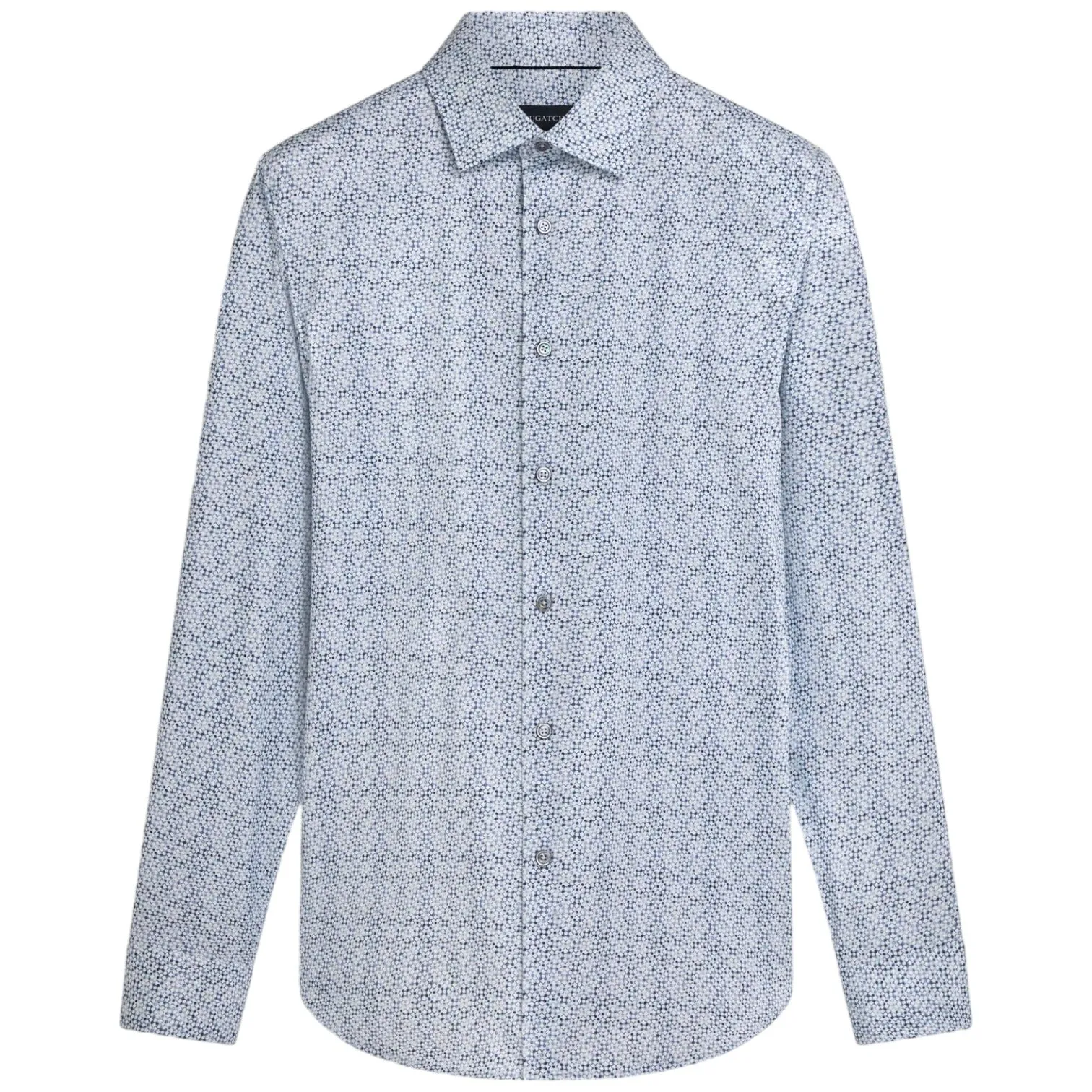 Bugatchi James Geometric OoohCotton® Shirt CF9168K60 Air Blue sold by J&Z Couture