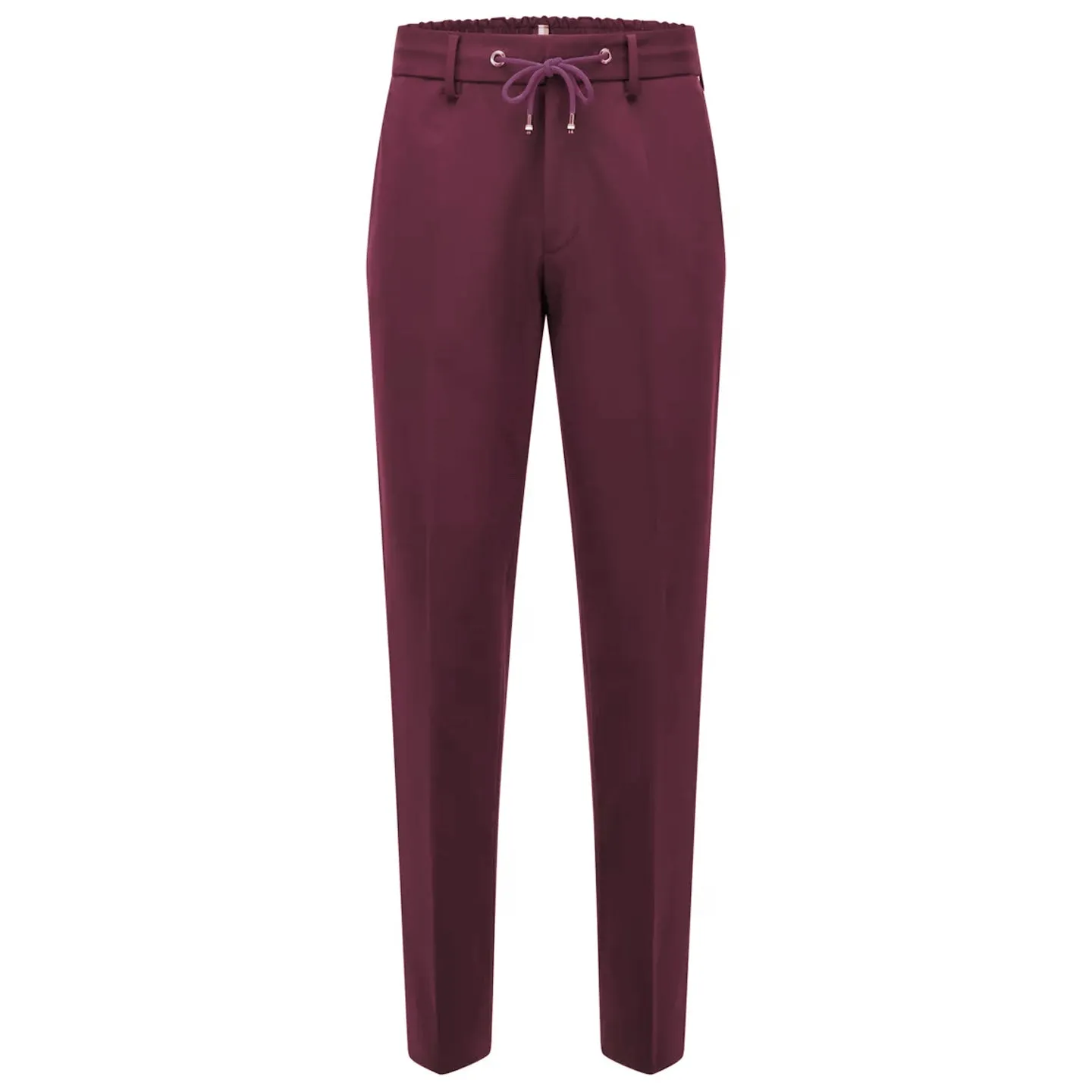 BOSS Men's Slim-Fit Suit in Stretch Interlock Cloth with Drawcord Waistband Pants in Burgundy 50473678-603 sold by J&Z Couture product image thumbnail 2