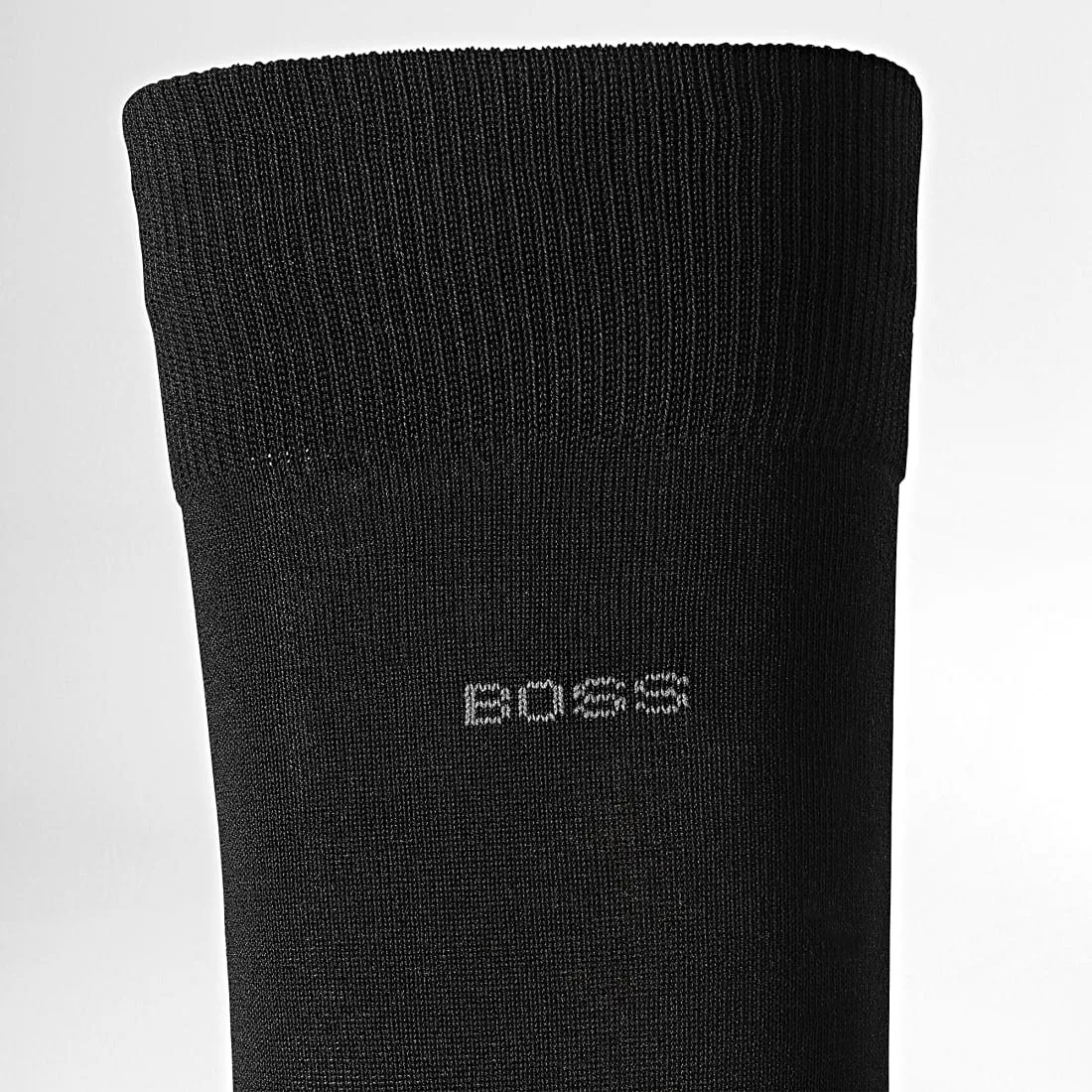 BOSS Logo-Embroidered Cotton Socks-Black/Navy 50469857 sold by J&Z Couture product image thumbnail 4