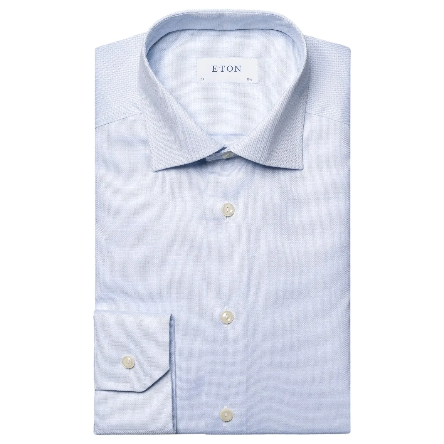 Eton Light Blue Royal Dobby Shirt Slim Fit 100010382 23 sold by J&Z Couture