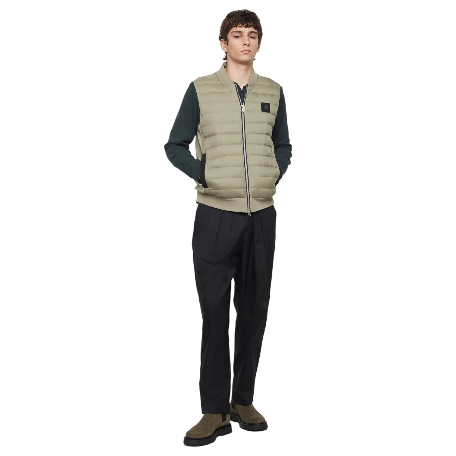 Moose Knuckles Air Down Explorer Puffer Vest M14MV456-1404 Sage sold by J&Z Couture product image thumbnail 5