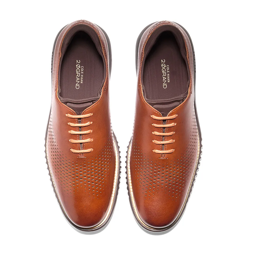 2.ZERØGRAND Zerogrand Lined Laser Wingtip Oxford sold by J&Z Couture product image thumbnail 3