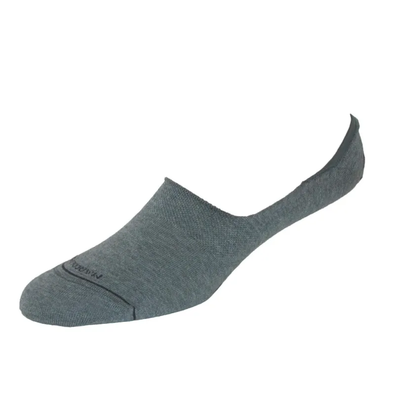 Marcoliani Men's Pima Cotton Solid Invisible Touch Socks - Flannel Grey 3 sold by J&Z Couture