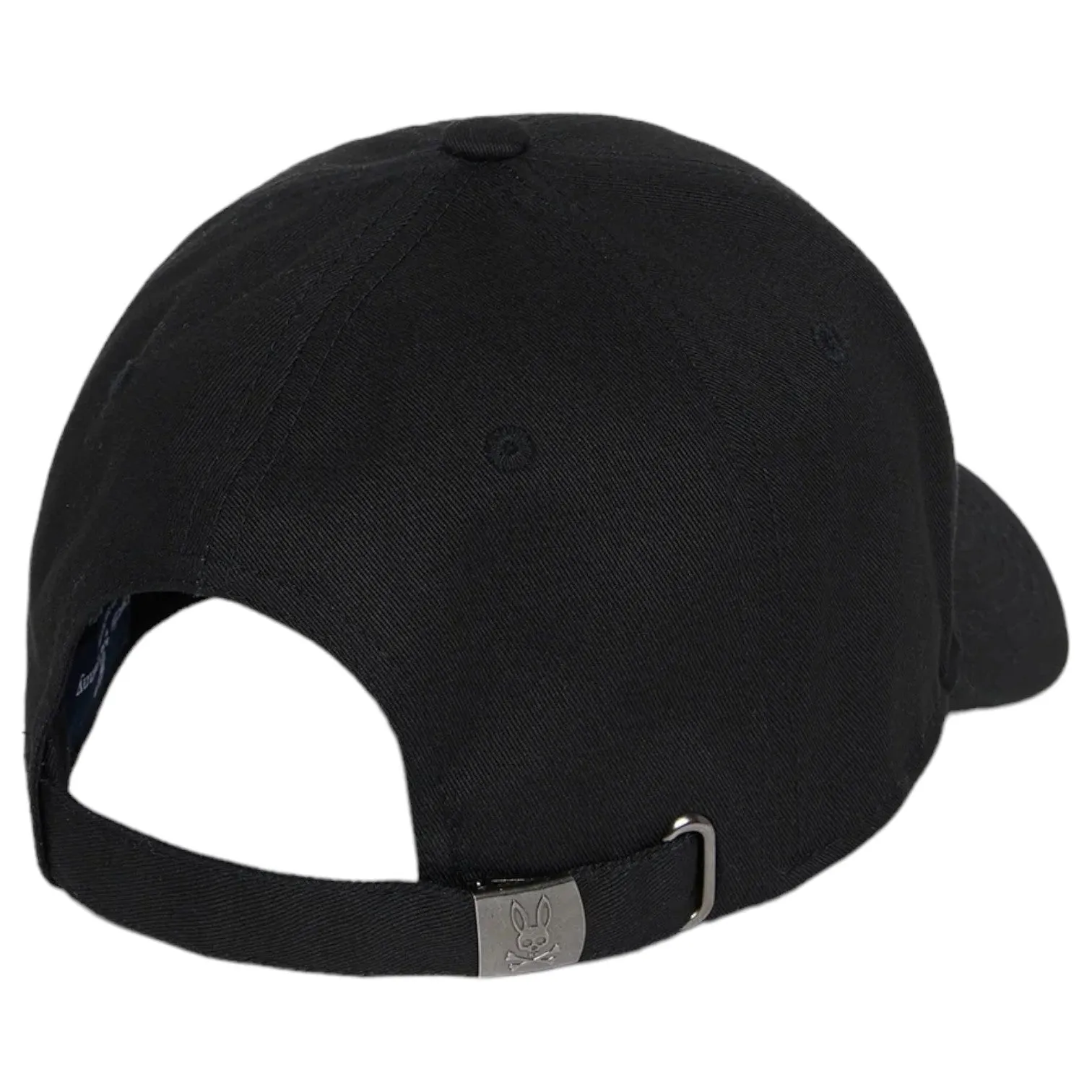 Psycho Bunny Lenox Baseball Cap In Black B6A122B2HT Black sold by J&Z Couture product image thumbnail 2