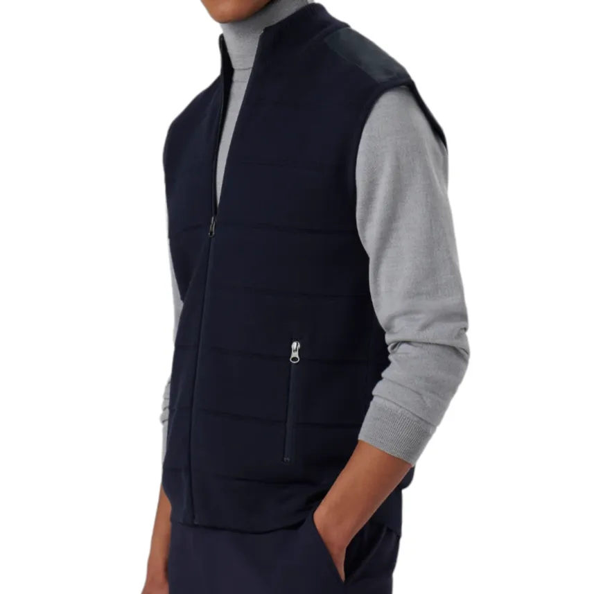 Bugatchi Sweater Vest CH201V1 Caviar sold by J&Z Couture product image thumbnail 3
