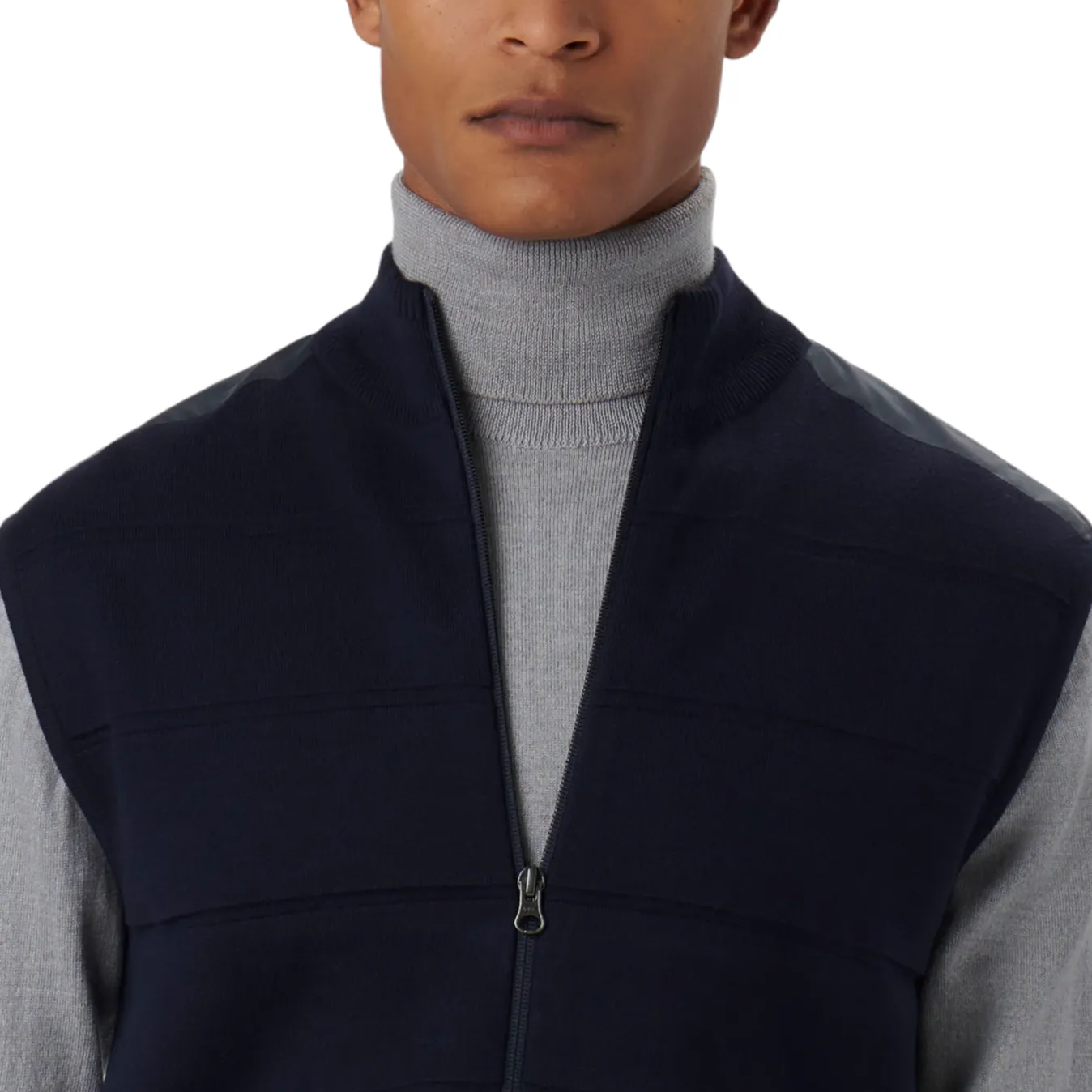 Bugatchi Sweater Vest CH201V1 Caviar sold by J&Z Couture product image thumbnail 5