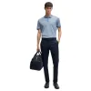 Boss Structured-Cotton Polo Shirt With Solid Trims 50518563 490 sold by J&Z Couture