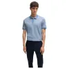 Boss Structured-Cotton Polo Shirt With Solid Trims 50518563 490 sold by J&Z Couture