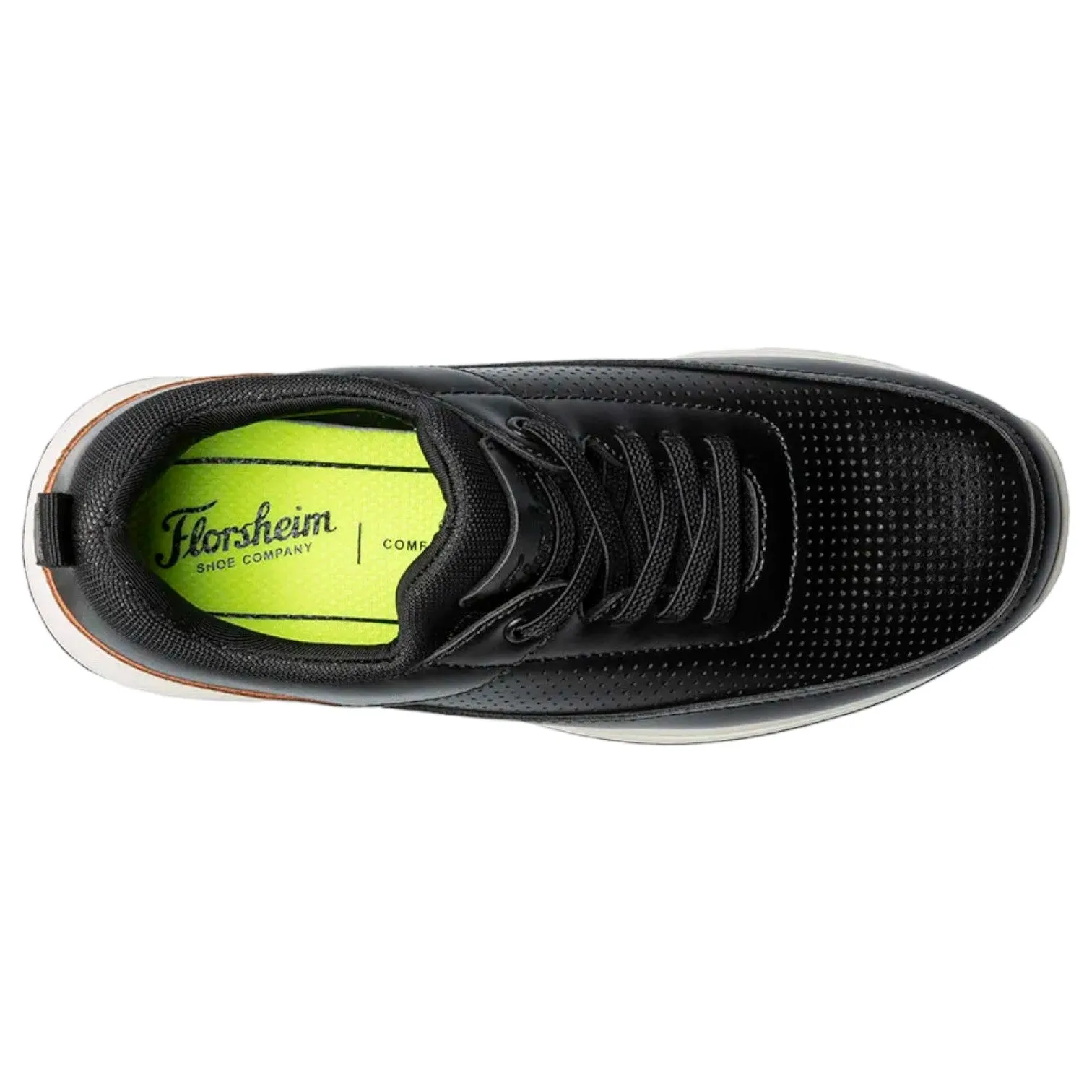 Florsheim Satellite Jr. Boys Perf Elastic Lace Slip On Sneaker 16695-001 sold by J&Z Couture product image thumbnail 3