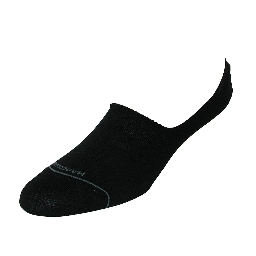 Marcoliani Men's Pima Cotton Solid Invisible Touch Socks - Black sold by J&Z Couture