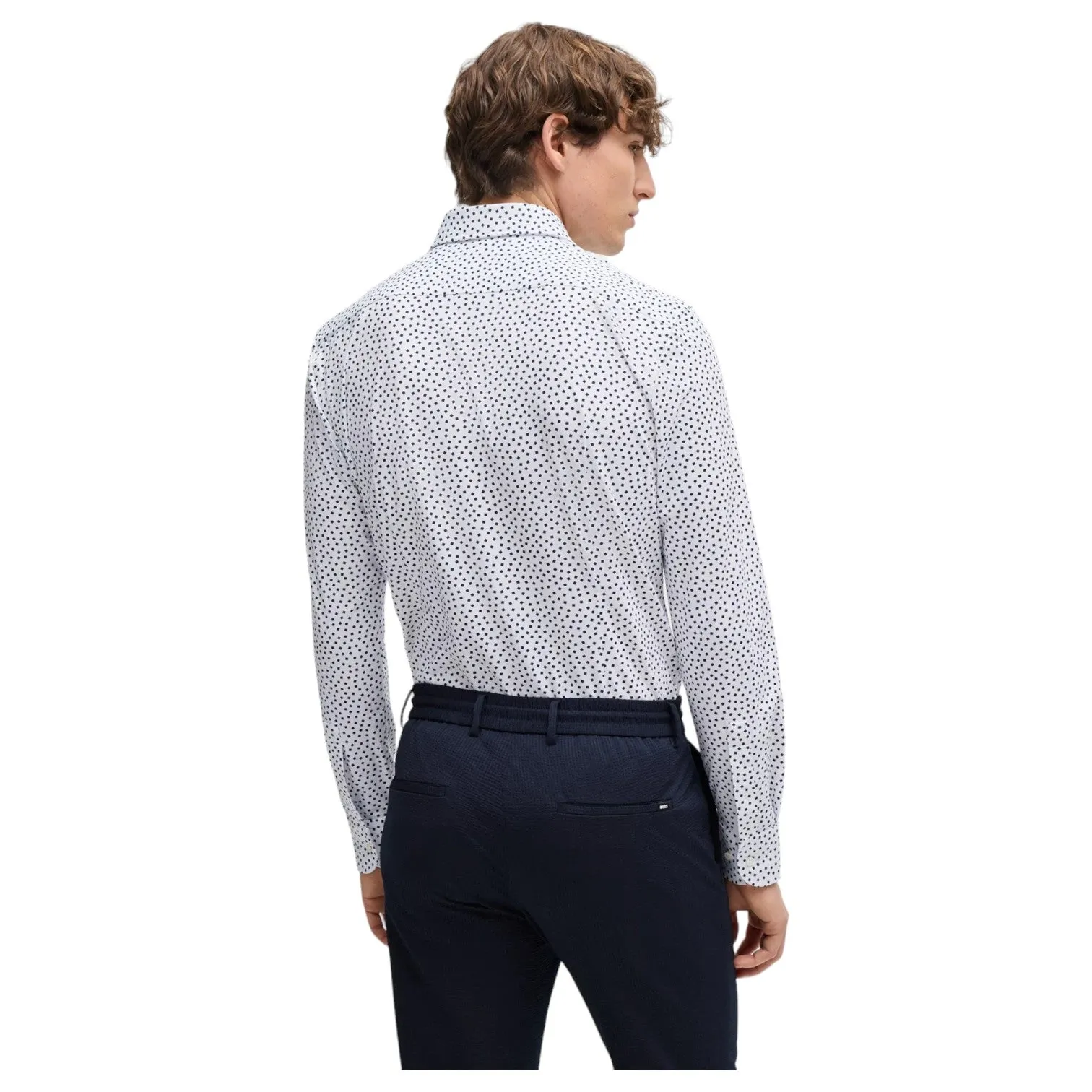 Boss Slim-Fit Shirt In Printed Performance-Stretch Fabric 50513429 120 sold by J&Z Couture product image thumbnail 3