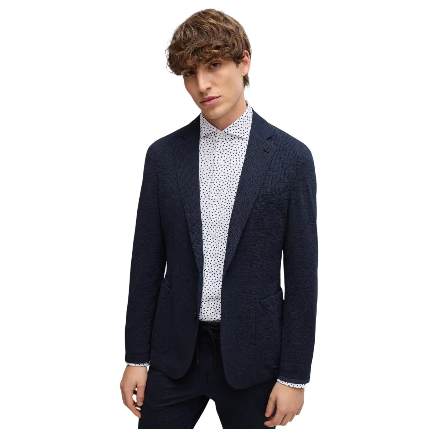 Boss Slim-Fit Shirt In Printed Performance-Stretch Fabric 50513429 120 sold by J&Z Couture product image thumbnail 2