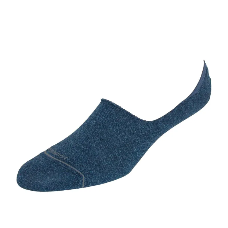Marcoliani Men's Pima Cotton Solid Invisible Touch Socks - Nautical Marl sold by J&Z Couture