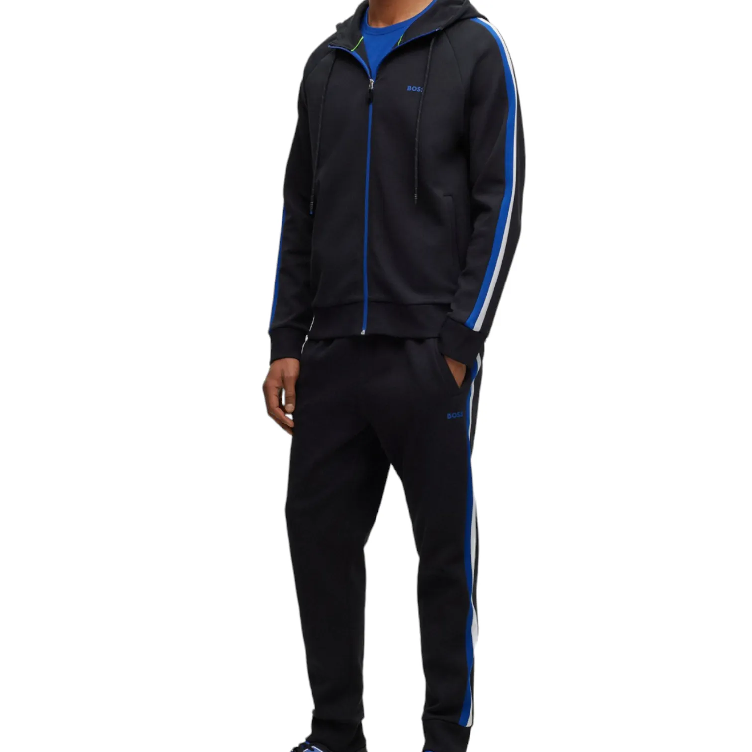 BOSS Cotton Blend Regular-Fit Track Suit with Striped Tape 50494092-001 sold by J&Z Couture product image thumbnail 2