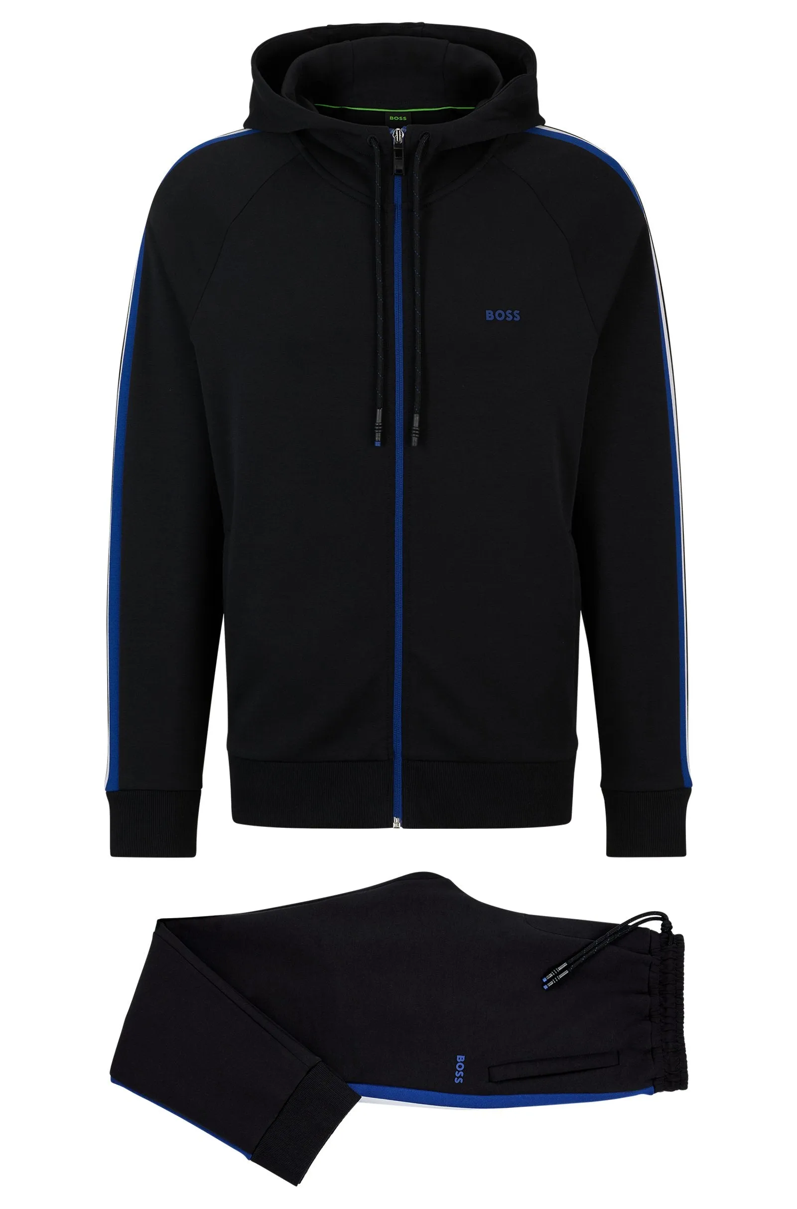 BOSS Cotton Blend Regular-Fit Track Suit with Striped Tape 50494092-001 sold by J&Z Couture product image thumbnail 5