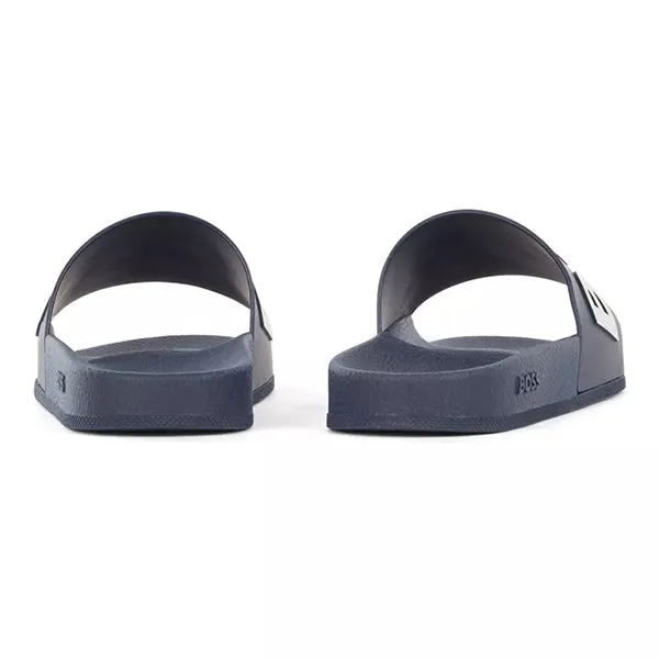 BOSS Men's Slides in Dark Blue 50471271-405 sold by J&Z Couture product image thumbnail 4