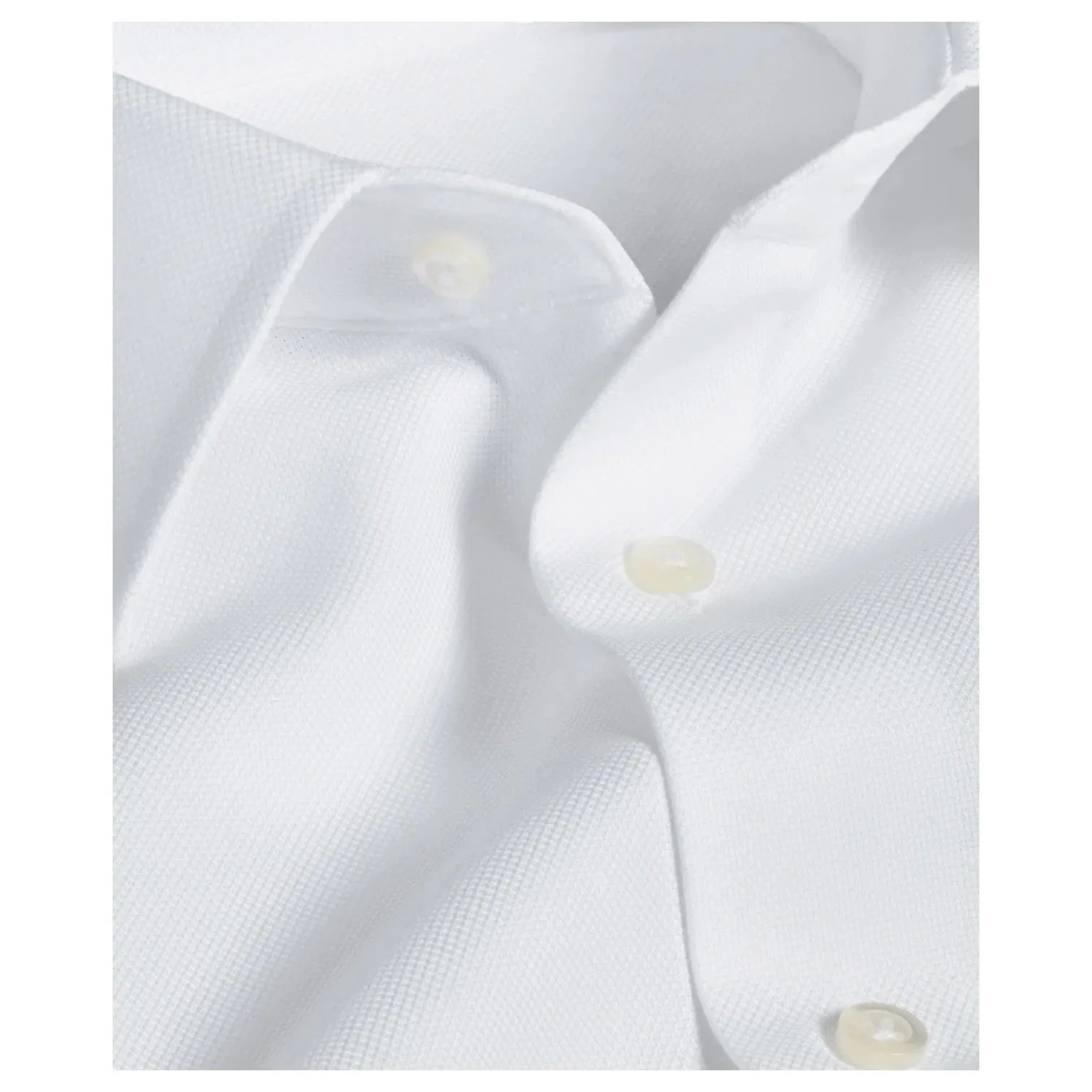 David Donahue Royal Oxford Dress Shirt In White TB7202110 White sold by J&Z Couture product image thumbnail 2