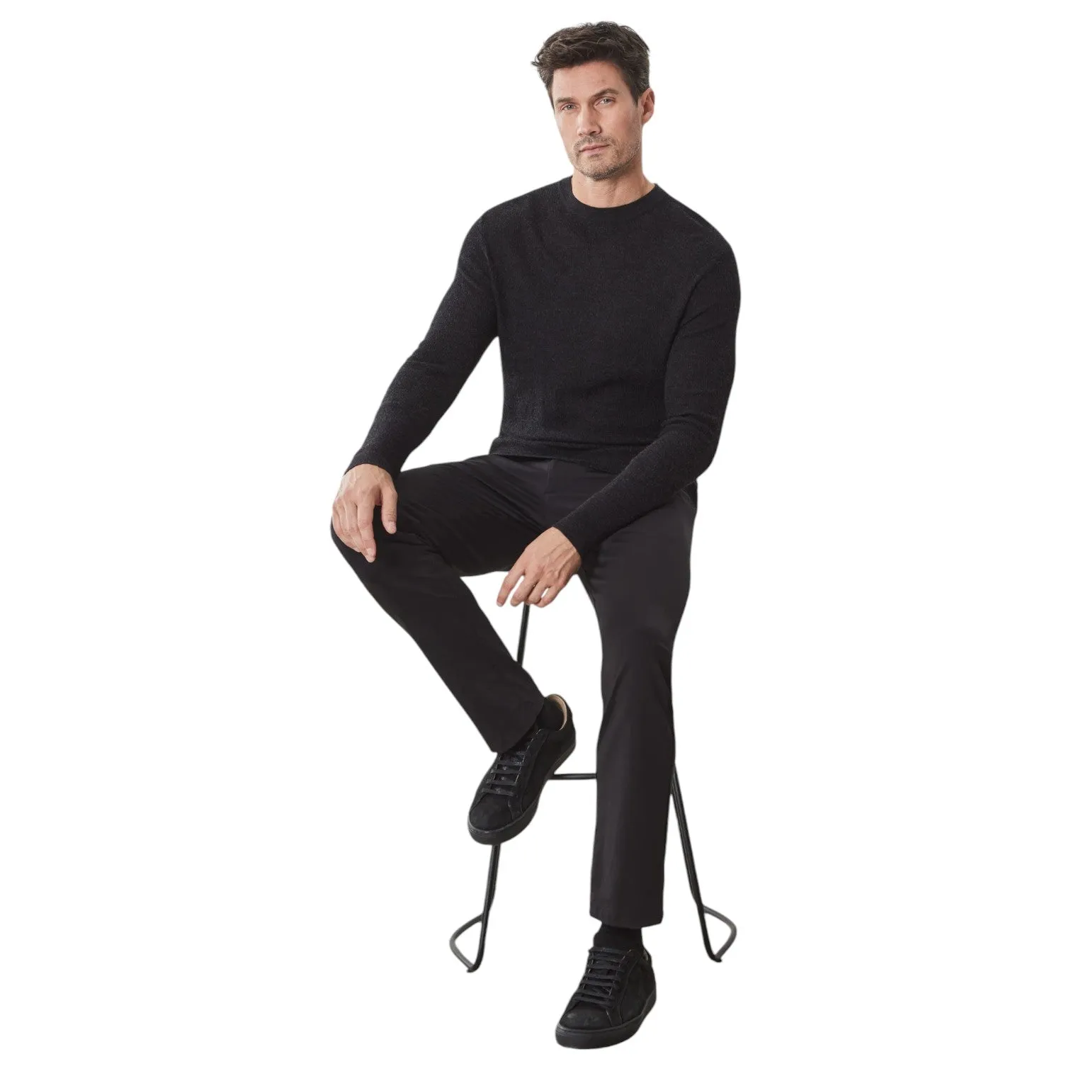 Robert Barakett Watertown Long-Sleeve Crew Neck Sweater RB41569 sold by J&Z Couture