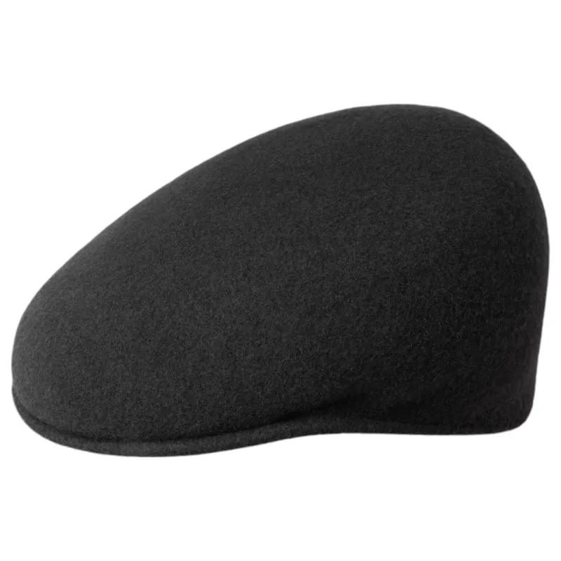Kangol Cap Wool 504 USA In Black  0258BC BK001 Black sold by J&Z Couture