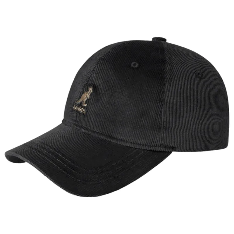 Kangol Cord Baseball In Black  K5206HT BK001 Black sold by J&Z Couture