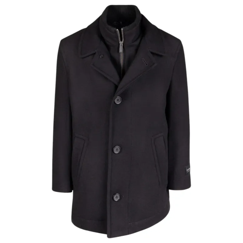 Boys Bradley Jones Wade Wool Coat Slim/Classic Black 4438K sold by J&Z Couture