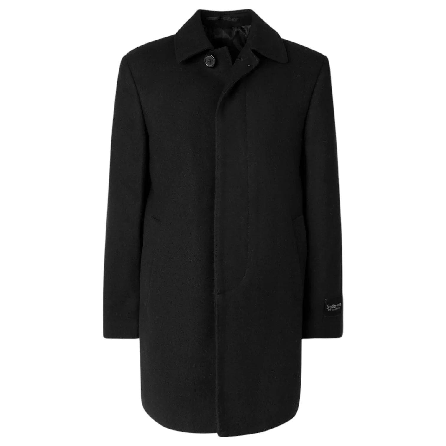 Boys Bradley Jones Walden Wool Coat 4436K Black sold by J&Z Couture