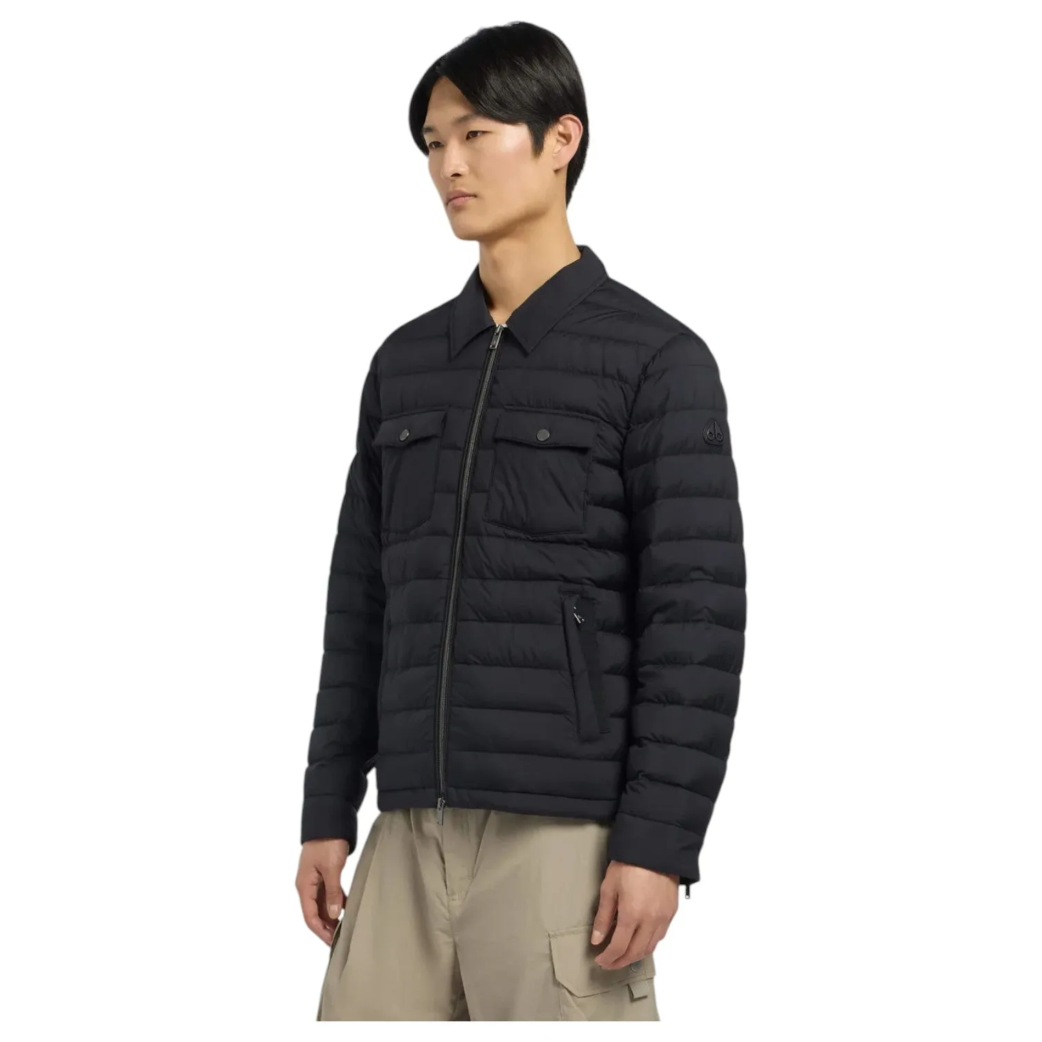 Moose Knuckles Ashton Air Down Shirt Jacket M15MJ150 292 Black sold by J&Z Couture product image thumbnail 5