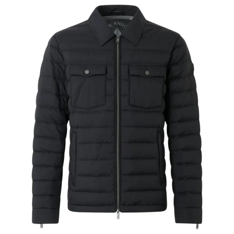 Moose Knuckles Ashton Air Down Shirt Jacket  M15MJ150 292 Black sold by J&Z Couture