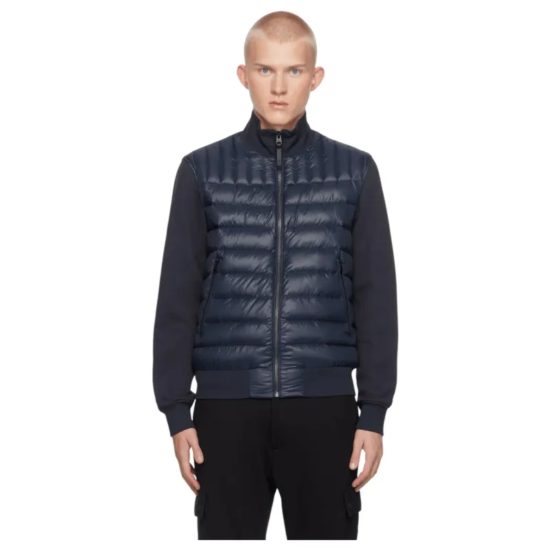 Mackage Collin-r Bomber Jacket In Navy sold by J&Z Couture