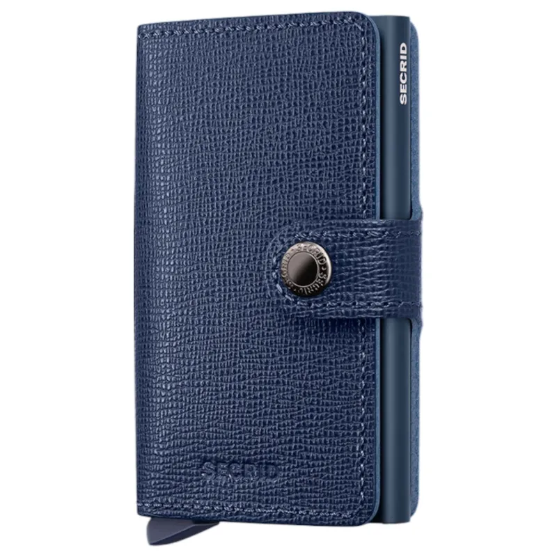 Secrid Miniwallet in Crisple Navy sold by J&Z Couture
