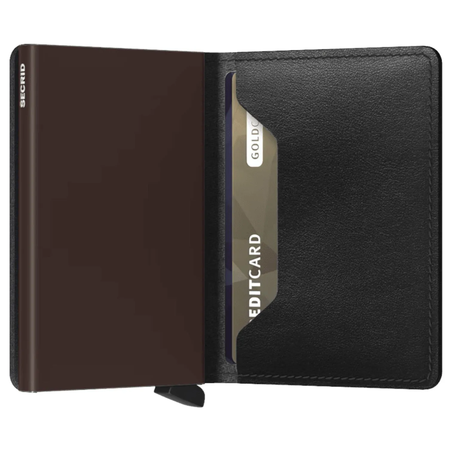 Secrid Slimwallet in Original Black-Brown sold by J&Z Couture product image thumbnail 2