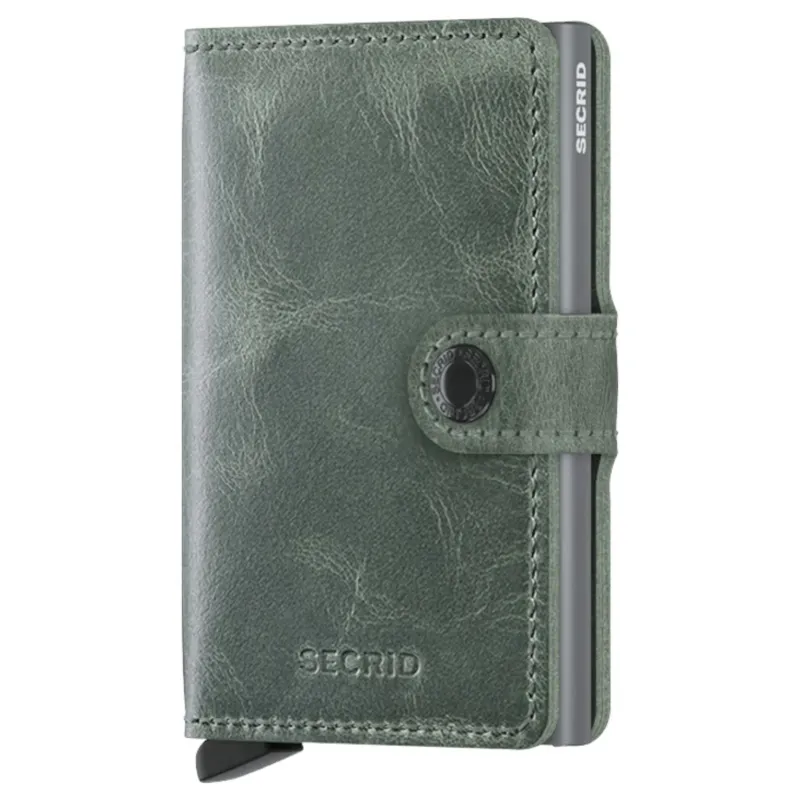 Secrid Miniwallet in Vintage Sage sold by J&Z Couture