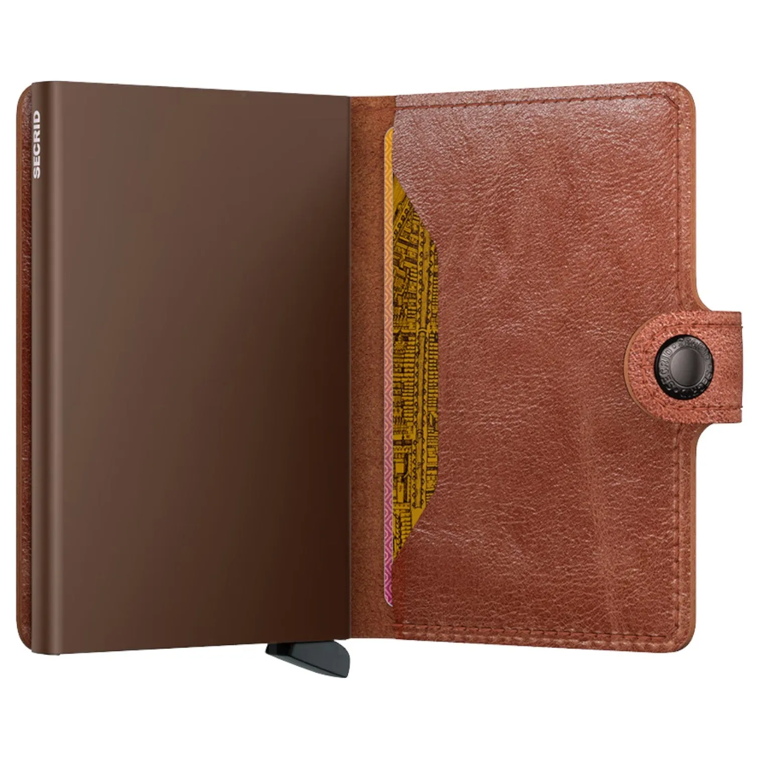 Secrid Slimwallet in Cognac-Brown sold by J&Z Couture product image thumbnail 2