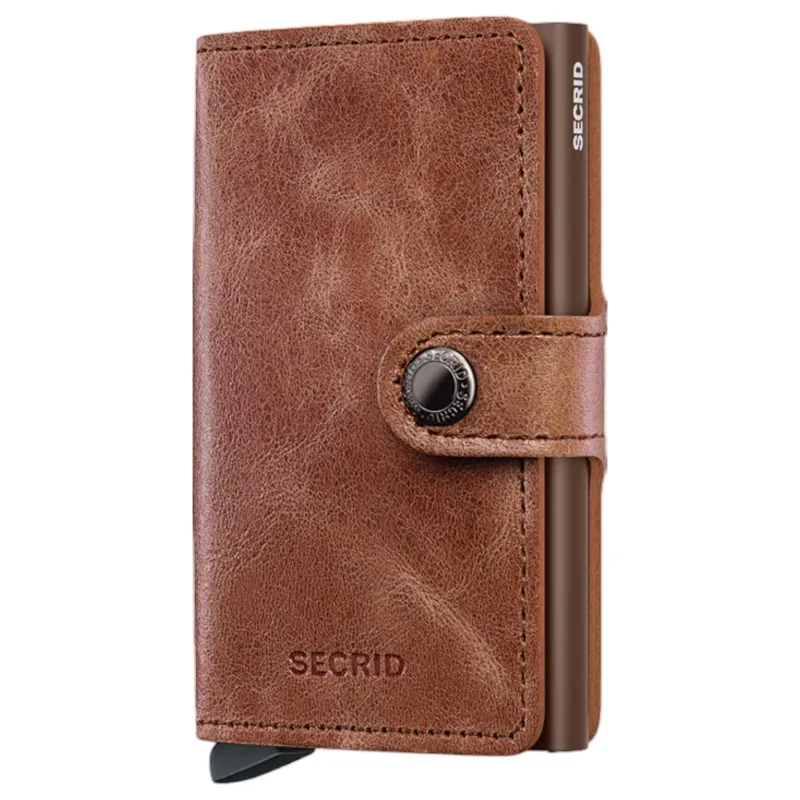 Secrid Slimwallet in  Cognac-Brown sold by J&Z Couture