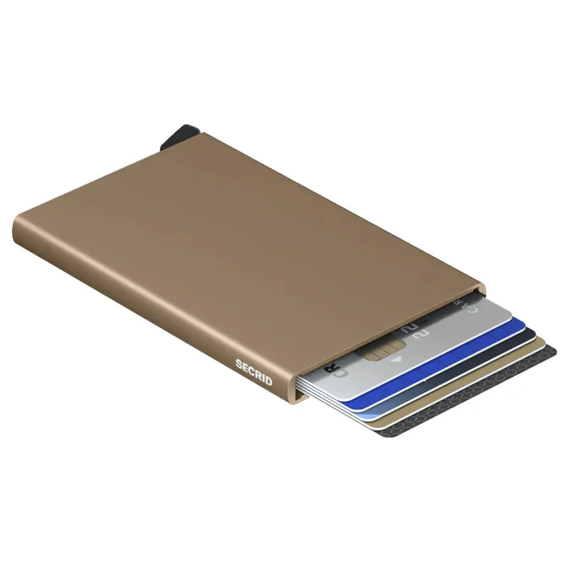 Secrid Anodised Aluminum Cardprotector - Sand sold by J&Z Couture