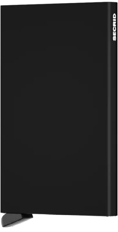 Secrid Anodised Aluminum Cardprotector - Black sold by J&Z Couture