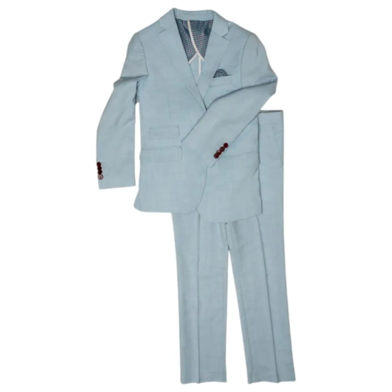 Isaac Mizrahi Boy's 2 Piece Suit in Mist  ST2660 Mist sold by J&Z Couture