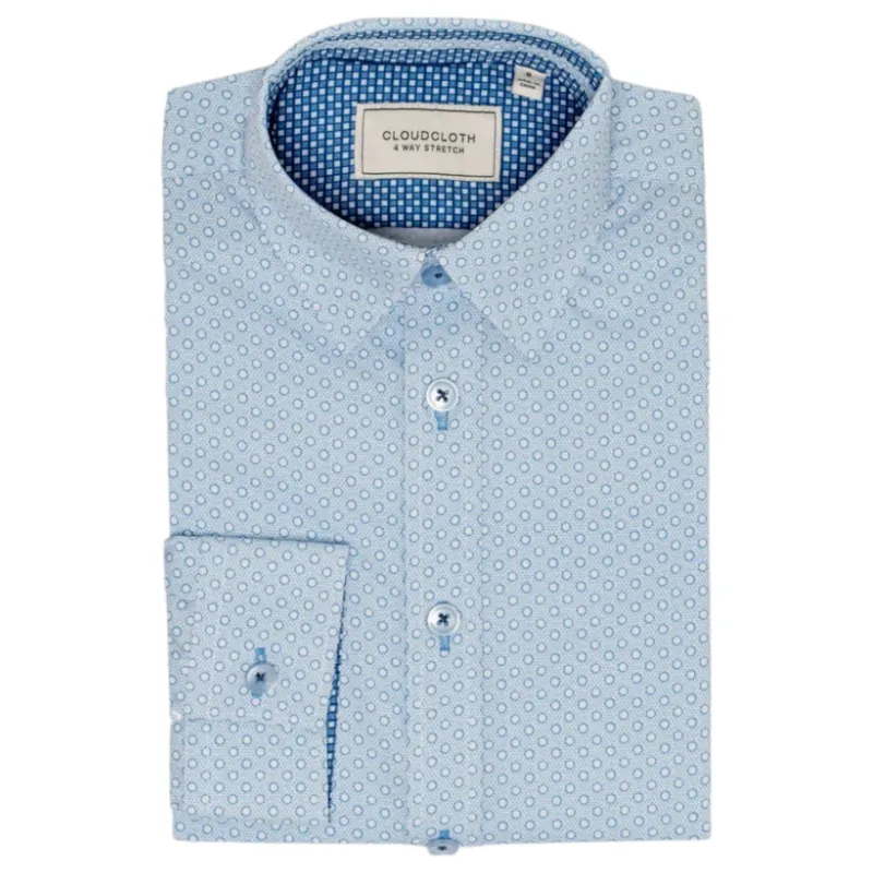 AXNY Boy's Shirt In Light Blue SH9911 Blue sold by J&Z Couture