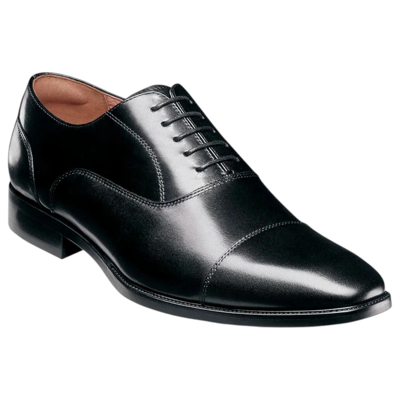 Florsheim Sorrento Lux Cap Toe Balmoral Oxford 14447 001 Black sold by J&Z Couture