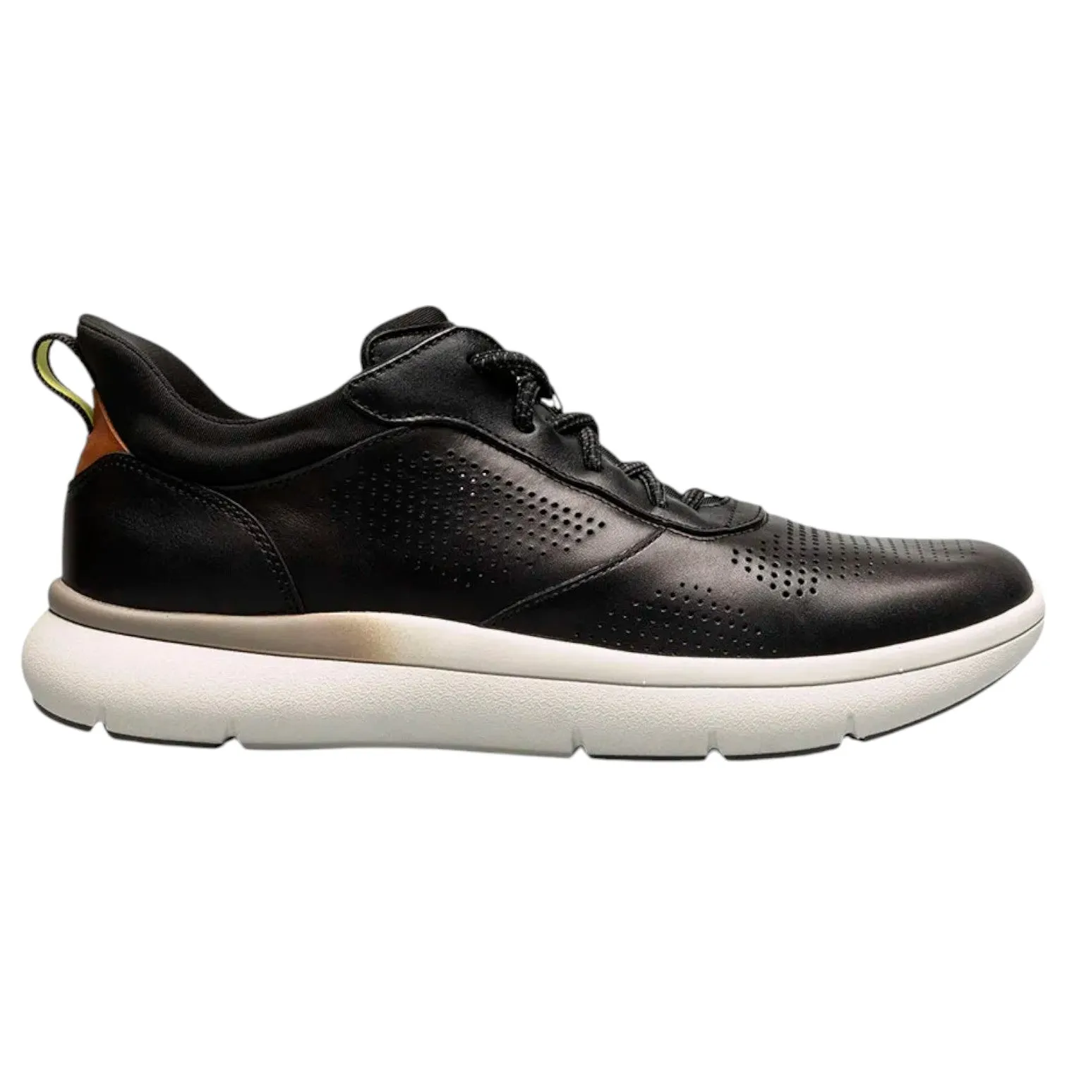 Florsheim Fleet Perf Toe Elastic Lace Sneaker 14443 001 Black sold by J&Z Couture product image thumbnail 2