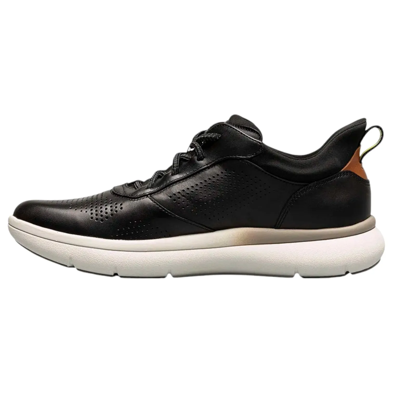 Florsheim Fleet Perf Toe Elastic Lace Sneaker 14443 001 Black sold by J&Z Couture product image thumbnail 5
