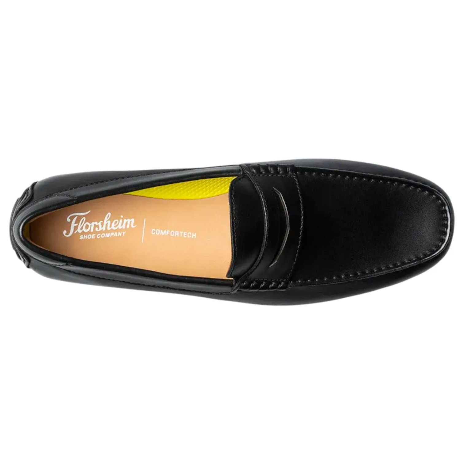 Florsheim Motor Smooth Moc Toe Penny Driver 13419 001 Black sold by J&Z Couture product image thumbnail 5