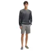 Hugo Boss Suede loafers with contrast outsole 50543083 035 Medium Grey sold by J&Z Couture