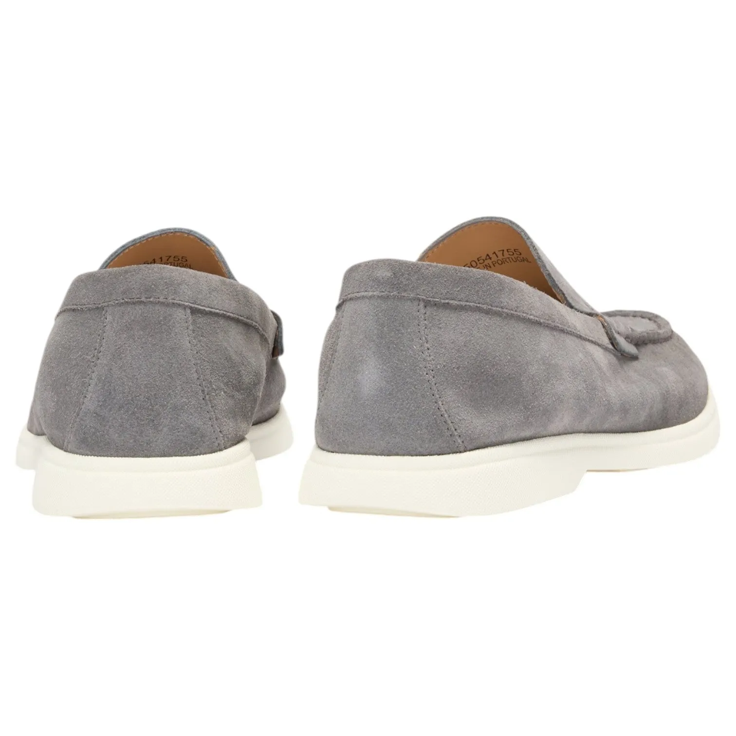 Hugo Boss Suede loafers with contrast outsole 50543083 035 Medium Grey sold by J&Z Couture product image thumbnail 4
