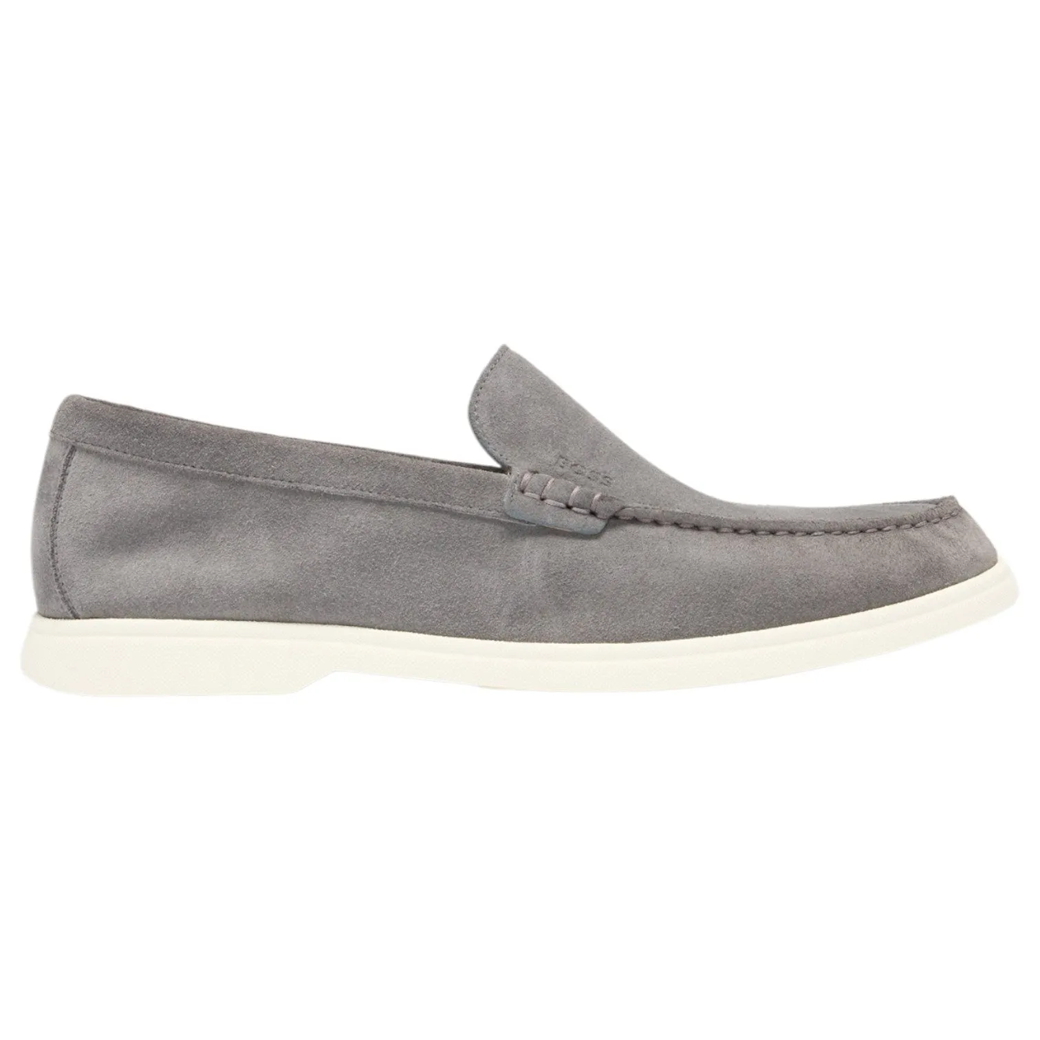 Hugo Boss Suede loafers with contrast outsole 50543083 035 Medium Grey sold by J&Z Couture product image thumbnail 5